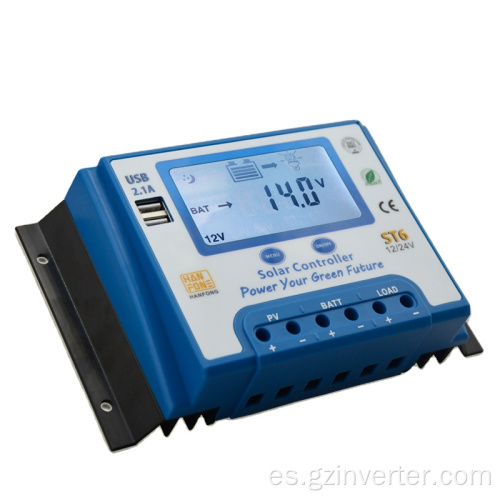 Controlador de carga de batería solar inteligente PWM 40A